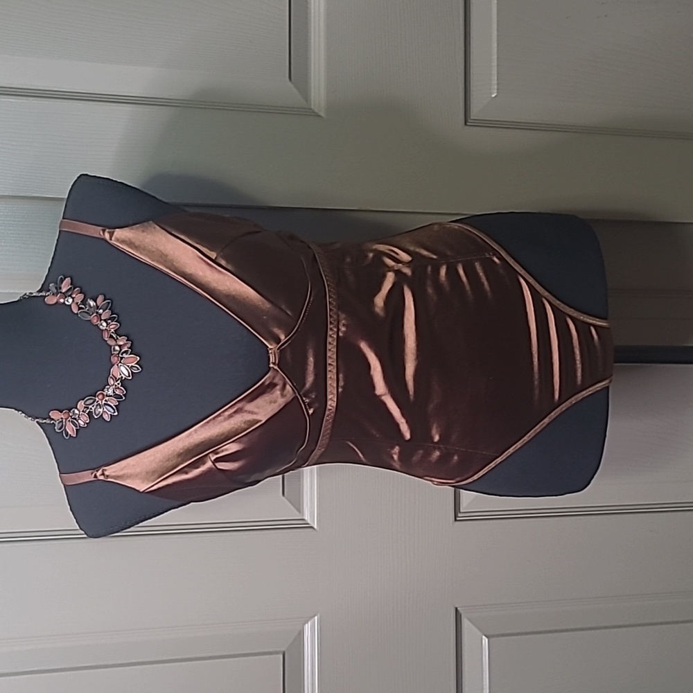 Chocolate brown Bodysuit size extra large fits like med